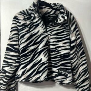 Calvin Klein zebra quarter zip 🦓